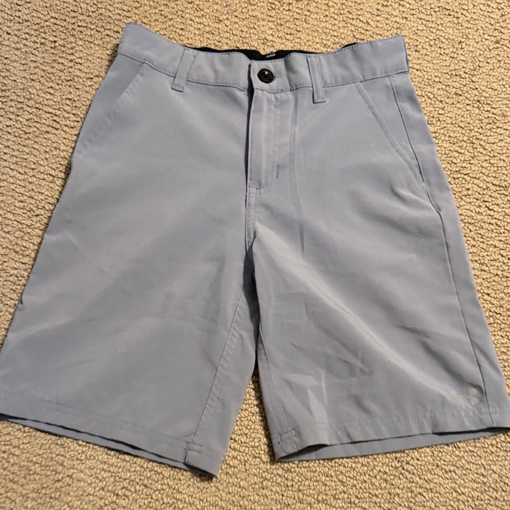 Under Armour Kids Light Gray Golf Shorts